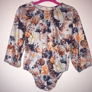 Floral body suit